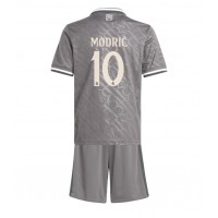 Dres Real Madrid Luka Modric #10 Tretina pre deti 2024-25 Krátky Rukáv (+ trenírky)